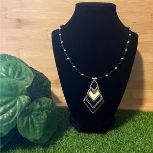 Black and Gold Necklace